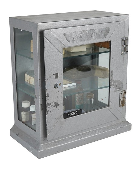 Glass Front Period Cabinet 